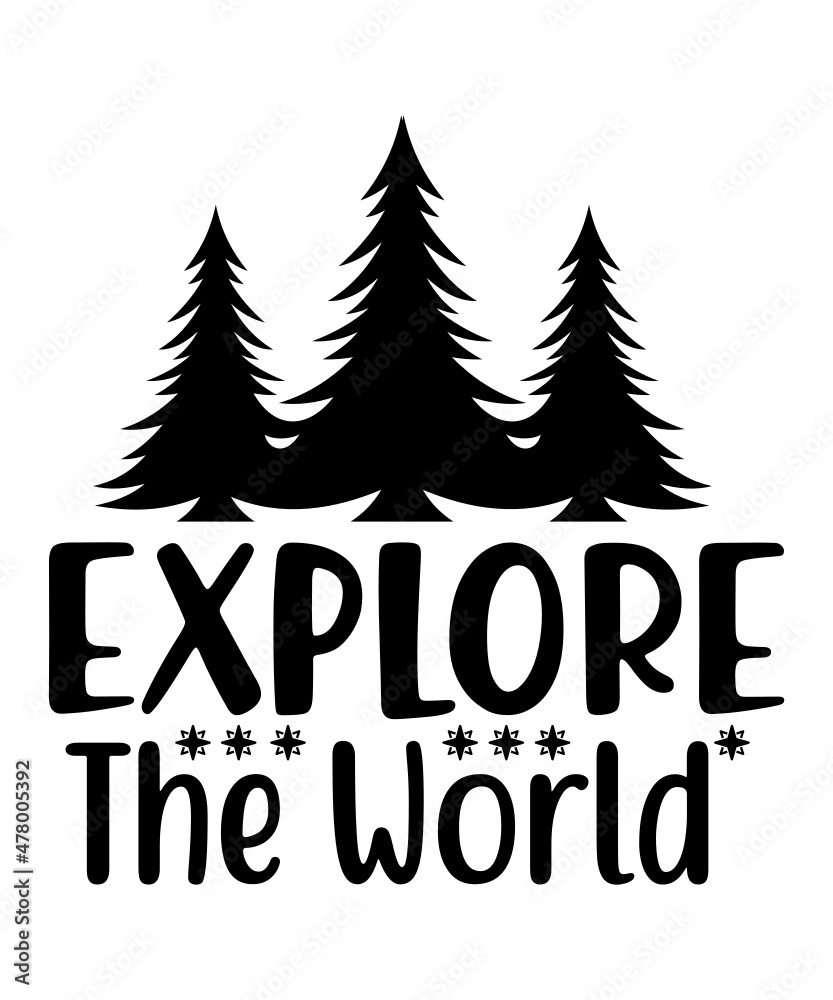 Obraz premium Camping Bundle Svg, Camper svg, Camping Svg, Adventure Svg, Happy Camper Svg, Campfire svg, Camping Cricut, Camping Silhoutte, Dxf, Png ,Camping Bundle, Camping SVG, Camping vector, Camping Tee Shirt,