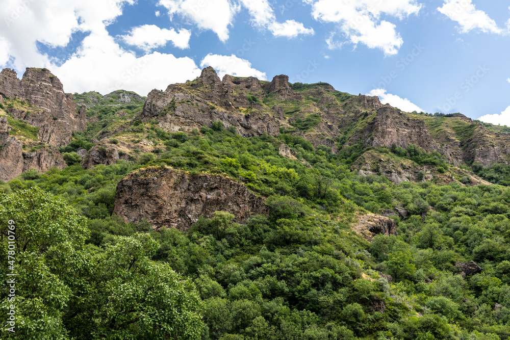 Gorges of the Gokht River. Armenia