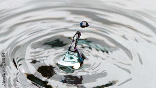 Water splash isolated on wh...
