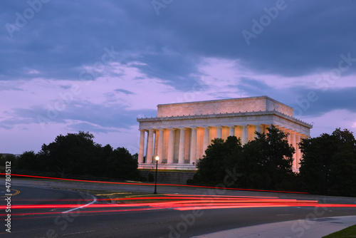 Lincoln Memorial at night - Washington DC United States of America
