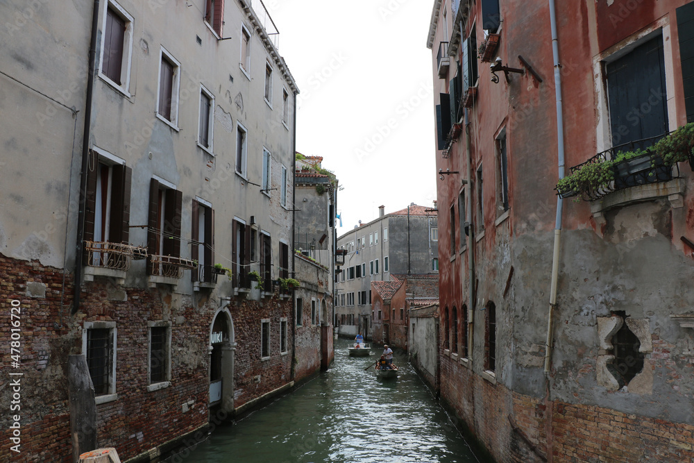 waterways of the gondolas of Venice, Italy
