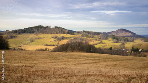 Góry Kaczawskie - widoki z Różanki (Radomierz)