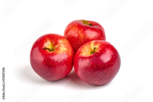Delicious Apples, isolated on white background.