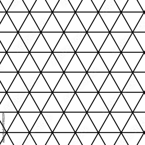 BLACK AND WHITE seamless geometric pattern