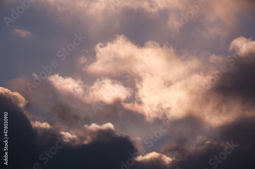Detail of Dramatic Sunset Clouds