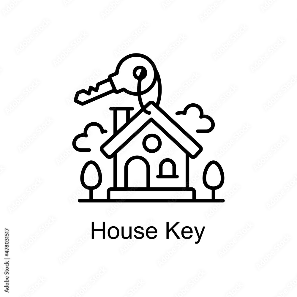 House Key Vector line icons for your digital or print projects. House Key Vector line icons for your digital or print projects.