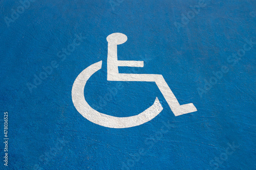 Sign for wheelchair access. photo