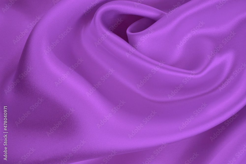 Fototapeta premium シルクのドレープ 紫