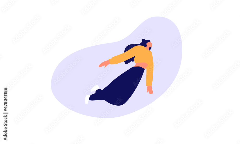 jump characters flat design Isolated on white background. Flat style stock vector illustration. jump characters flat design Isolated on white background. Flat style stock vector illustration.