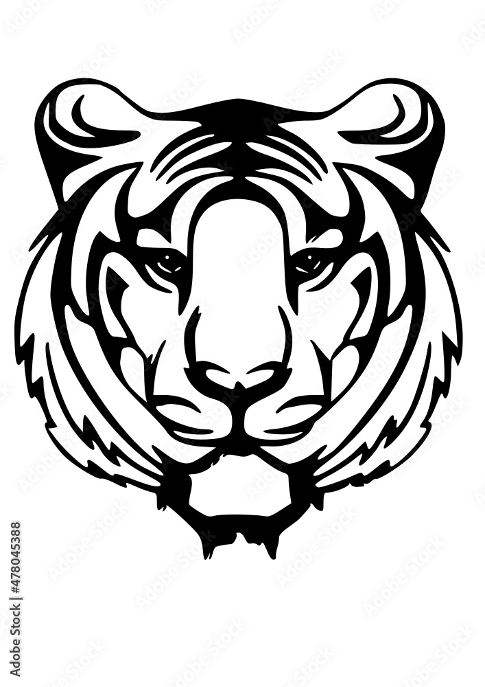 Obraz premium Tiger Kopf