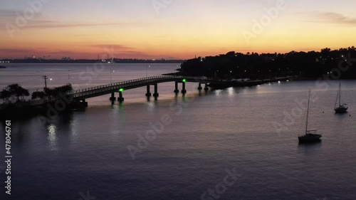 Ponte da ilha do frade, praia do canto, praia da guarderia, curva da jurema, brasil photo