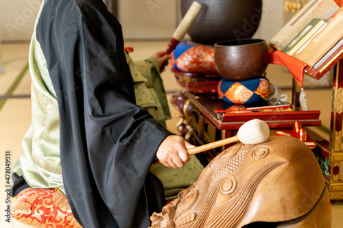 Fotografía 祈りを捧げる僧侶