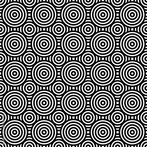 seamless pattern with circles