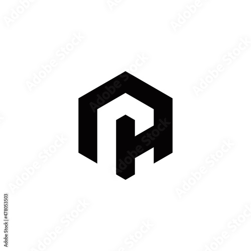 c h ch initial logo design vector template