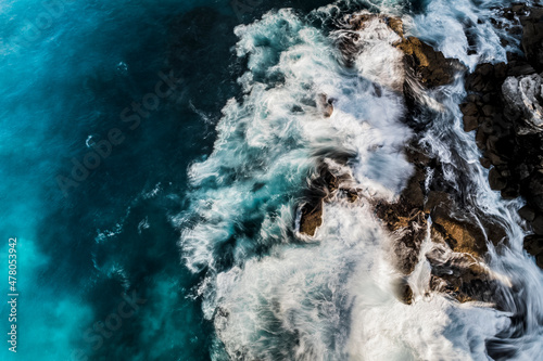 Long Exposure Drone Photo of Bondi Beach