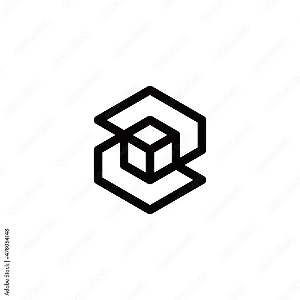 z initial cube logo design vector template z initial cube logo design vector template