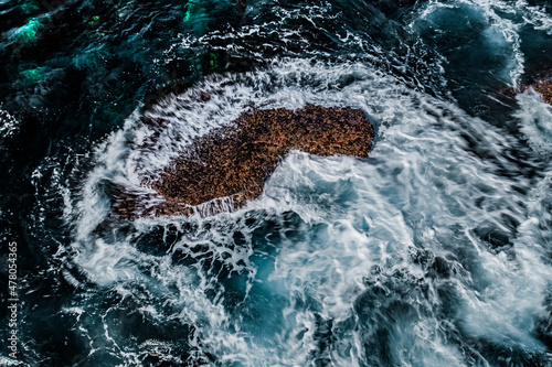 Stylized Long Exposure Drone Shot of Queenscliff photo