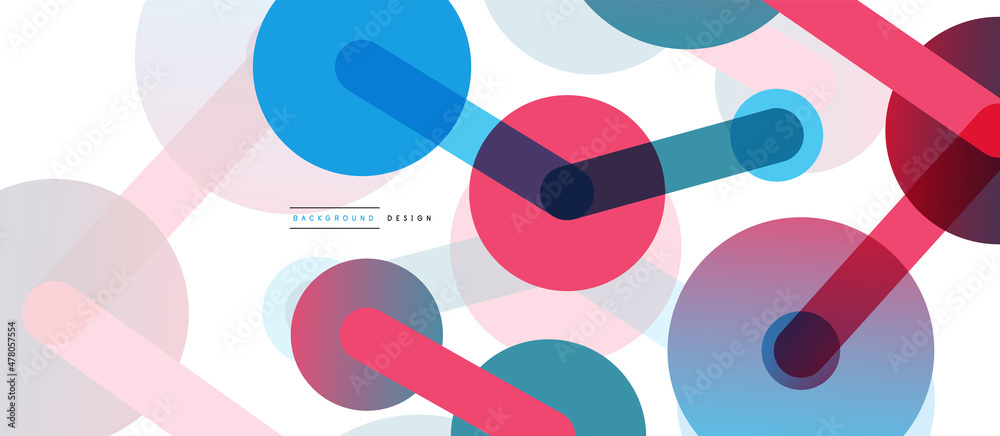 Line points connections geometric abstract background. Circles connected by lines. Trendy techno business template for wallpaper, banner, background or landing Line points connections geometric abstract background. Circles connected by lines. Trendy techno business template for wallpaper, banner, background or landing