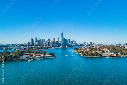 Drone Shot of Sydney Harbour photo