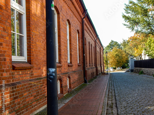 Photography old brick building