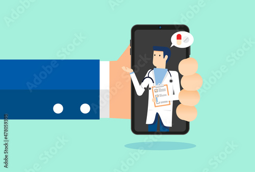 Health care technology and help patient via mobile phone, patient hand carry mobile application with doctor