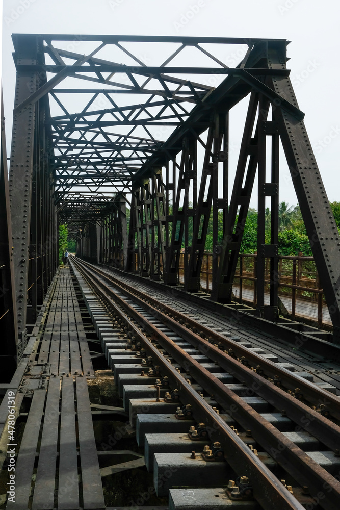 Railway track in Manek Urai, Kelantan, Malaysia Railway track in Manek Urai, Kelantan, Malaysia