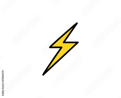Free Download Flash premium line icon. Simple high quality pictogram. Modern outline style icons. Stroke vector illustration on a white background.  - GFXLoad