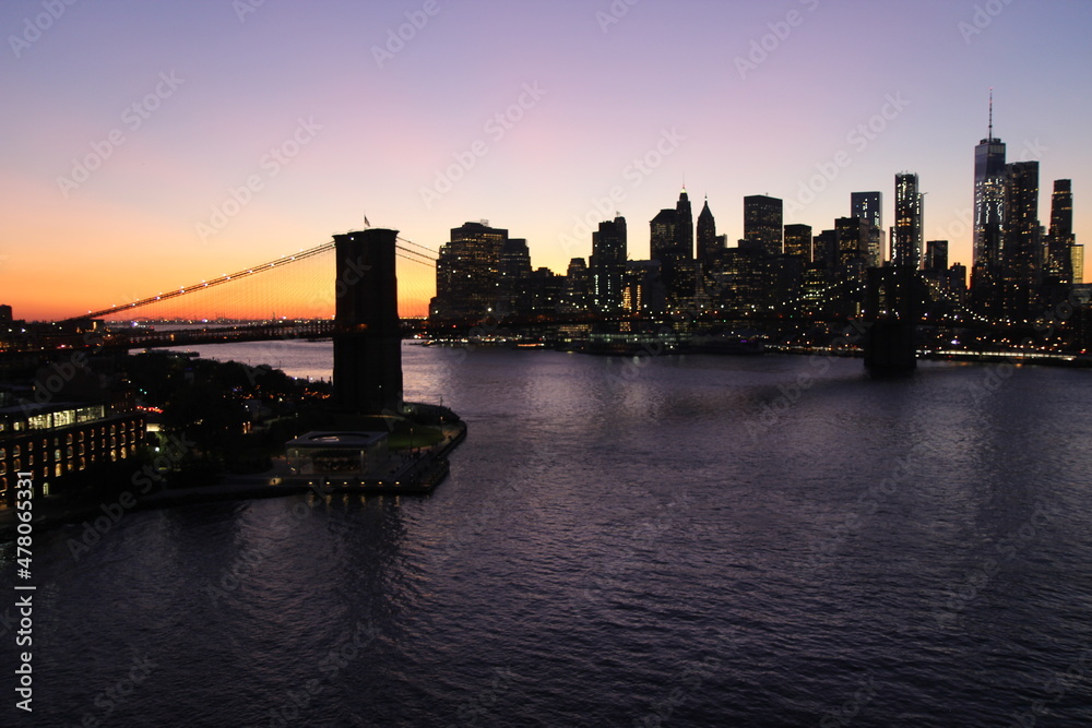 New York at Night in 2017, Brookling Bridge