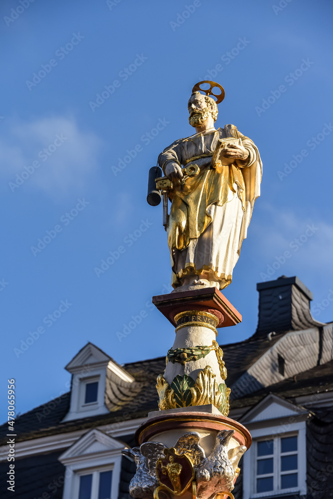 Obraz premium Europe Allemagne Treves trier statue saint Pierre
