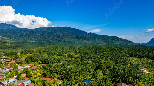 landscape with mountains