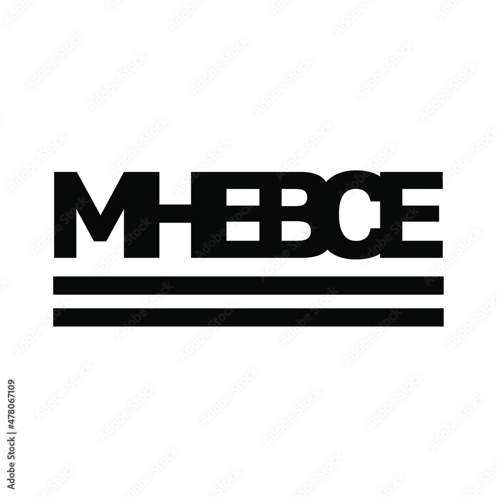 The logo from the phrase I don't care in Cyrillic