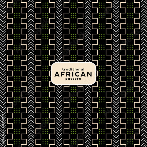 Traditional African pattern