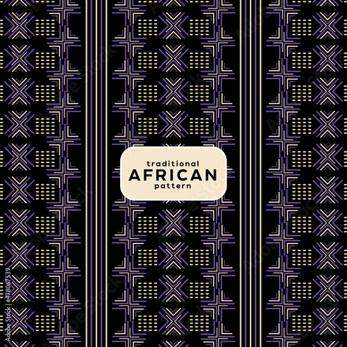 Traditional African pattern