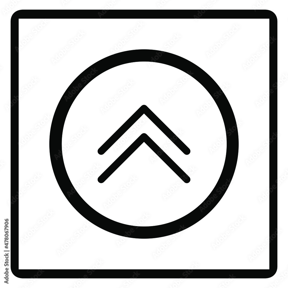 Up Arrow Icon. up arrow icon vector in trendy flat style. up arrow icon image, up arrow icon illustration isolated on white background Up Arrow Icon. up arrow icon vector in trendy flat style. up arrow icon image, up arrow icon illustration isolated on white background