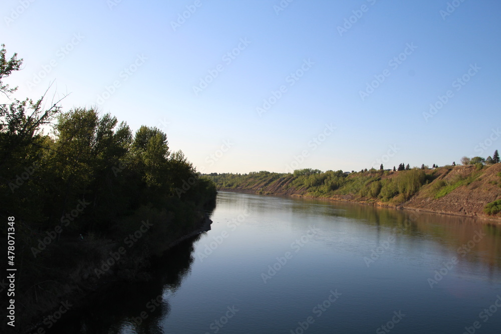 trees on the river, Gold Bar Park, Edmonton, Alberta trees on the river, Gold Bar Park, Edmonton, Alberta