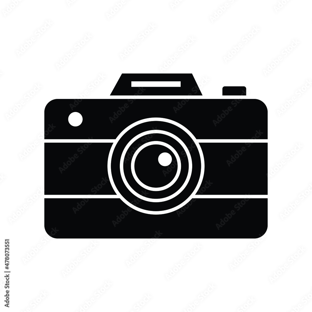 Camera device Vector icon which is suitable for commercial work and easily modify or edit it

