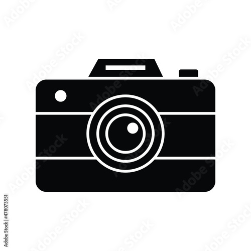 Camera device Vector icon which is suitable for commercial work and easily modify or edit it