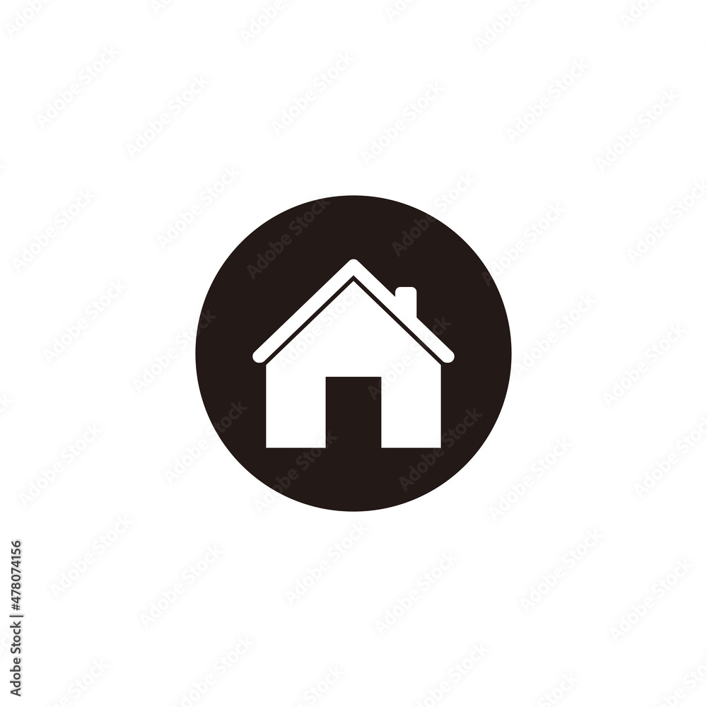 Home icon vector illustration sign Home icon vector illustration sign