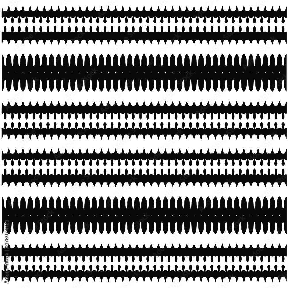 Seamless ethnic pattern color black and white.Can be used in fabric design for clothes, accessories; decorative paper, wrapping, background, wallpaper, Vector illustration.
Seamless ethnic pattern color black and white.Can be used in fabric design for clothes, accessories; decorative paper, wrapping, background, wallpaper, Vector illustration.