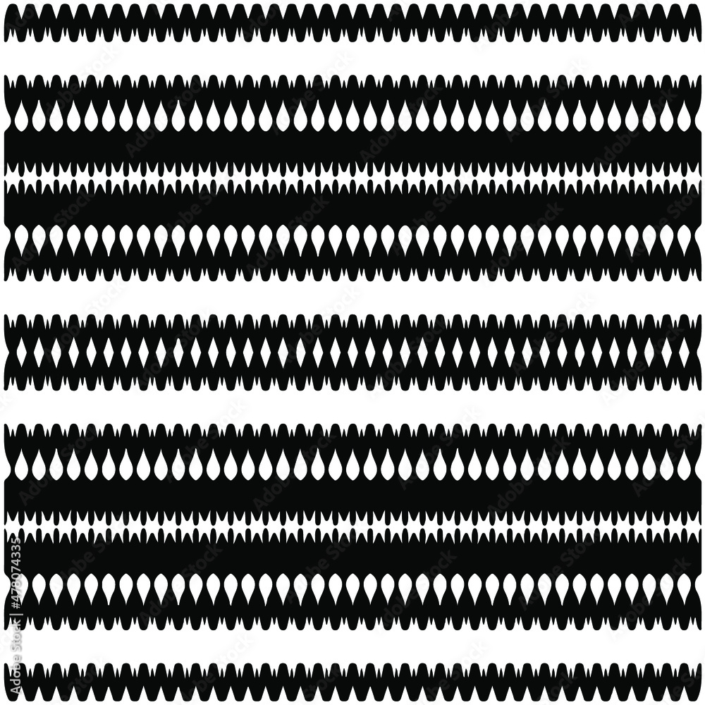 Seamless ethnic pattern color black and white.Can be used in fabric design for clothes, accessories; decorative paper, wrapping, background, wallpaper, Vector illustration.
Seamless ethnic pattern color black and white.Can be used in fabric design for clothes, accessories; decorative paper, wrapping, background, wallpaper, Vector illustration.