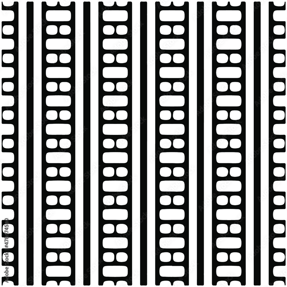 Seamless ethnic pattern color black and white.Can be used in fabric design for clothes, accessories; decorative paper, wrapping, background, wallpaper, Vector illustration.
Seamless ethnic pattern color black and white.Can be used in fabric design for clothes, accessories; decorative paper, wrapping, background, wallpaper, Vector illustration.