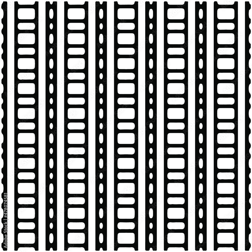 
 Seamless ethnic pattern color black and white.Can be used in fabric design for clothes, accessories; decorative paper, wrapping, background, wallpaper, Vector illustration.