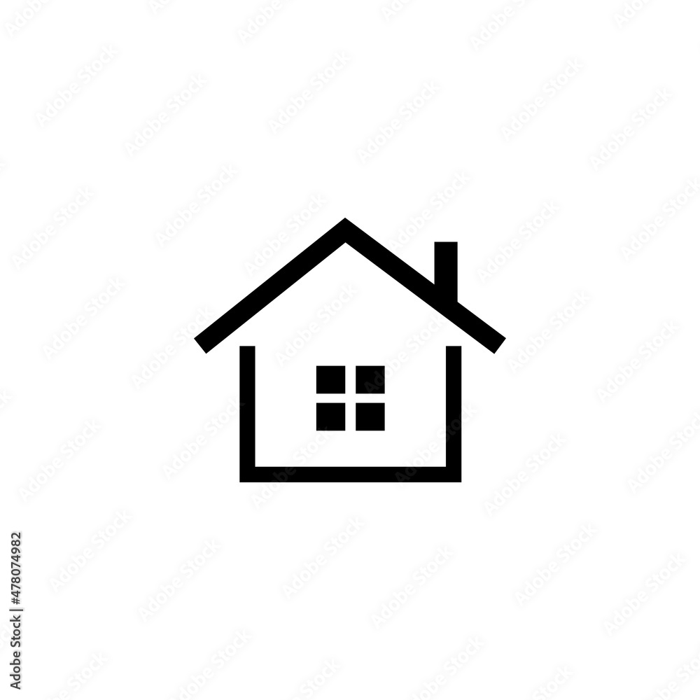 house icon or logo isolated sign symbol vector illustration - Collection of high quality black style vector icons       