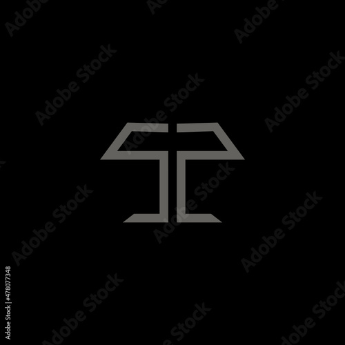 letter S S logo symbol for stand display company 
