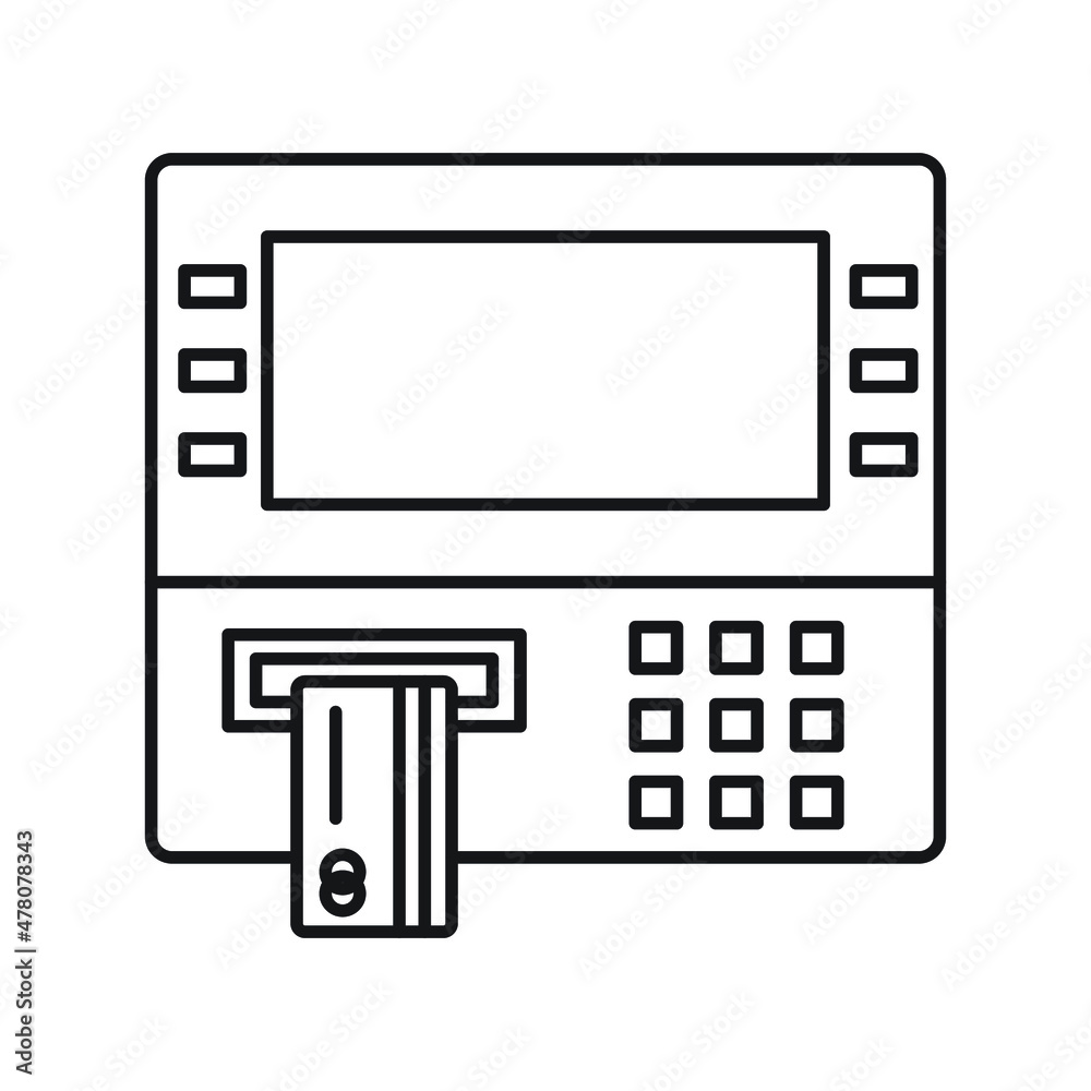 Atm machine Vector icon which is suitable for commercial work and easily modify or edit it
Atm machine Vector icon which is suitable for commercial work and easily modify or edit it