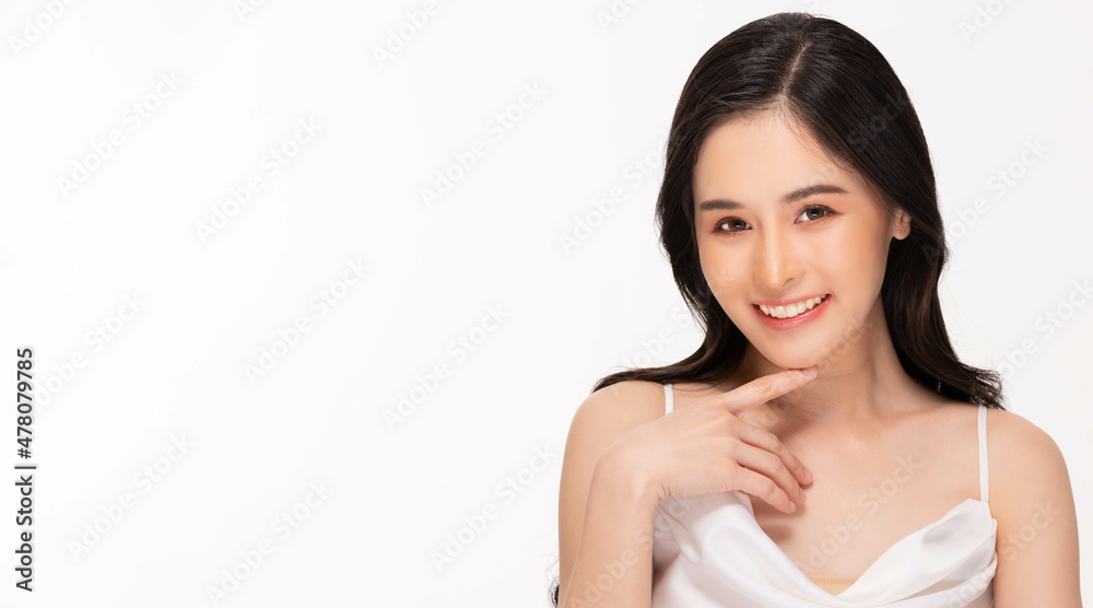 Beauty asian women portrait face with skin care healthy and skin. Beauty asian women portrait face with skin care healthy and skin.
