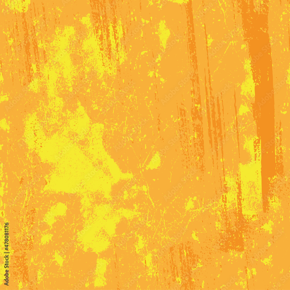 The grunge texture is yellow. Abstract color background. Vector template of a scratched colored board The grunge texture is yellow. Abstract color background. Vector template of a scratched colored board