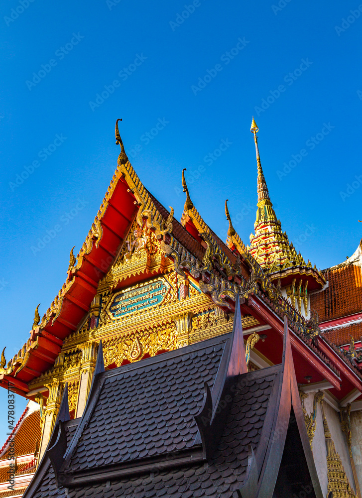 Fototapeta premium Wat Chalong temple in Phuket, Thailand
