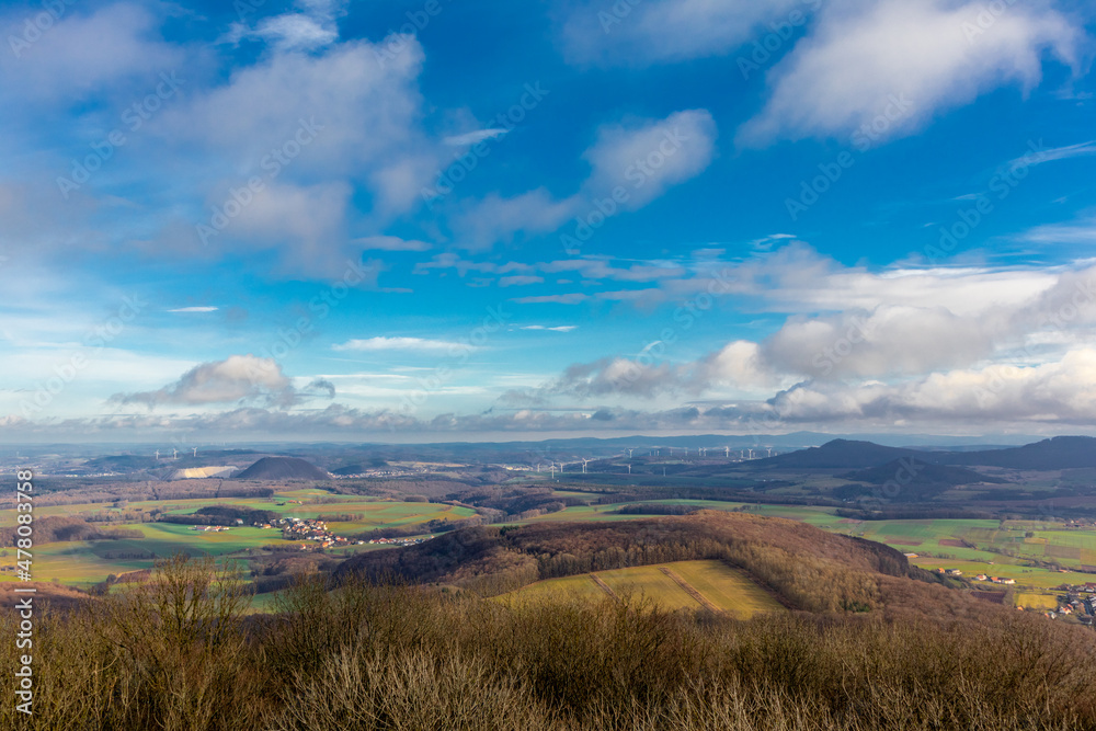 Winterwanderung durch die schöne Vorderrhön bei Mansbach - Hessen
