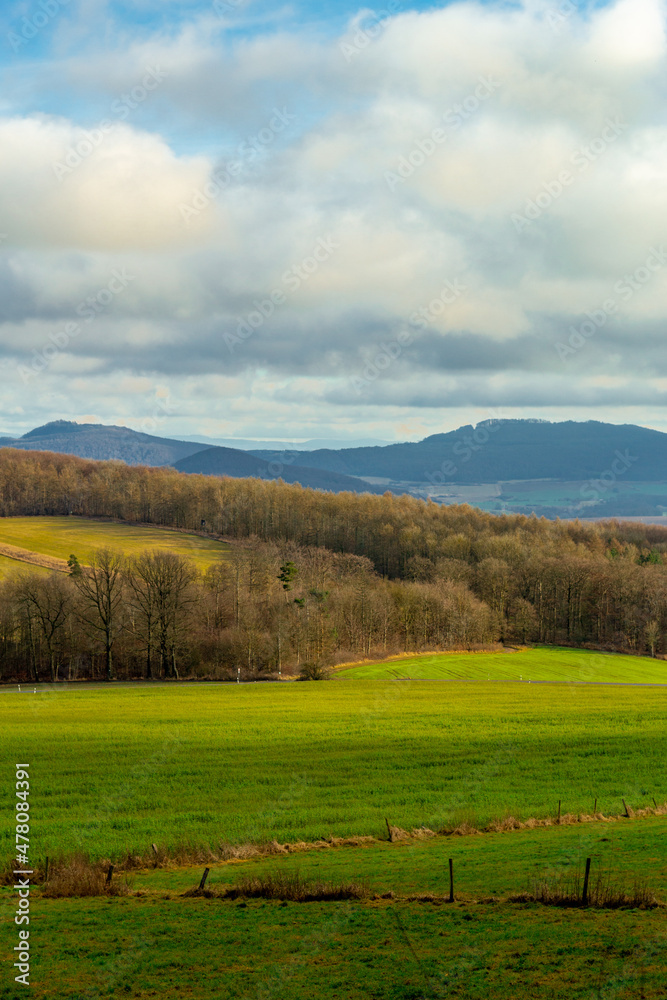 Winterwanderung durch die schöne Vorderrhön bei Mansbach - Hessen